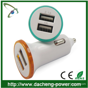 5V 2.1A dual usb car charger car mobile charger for Iphone